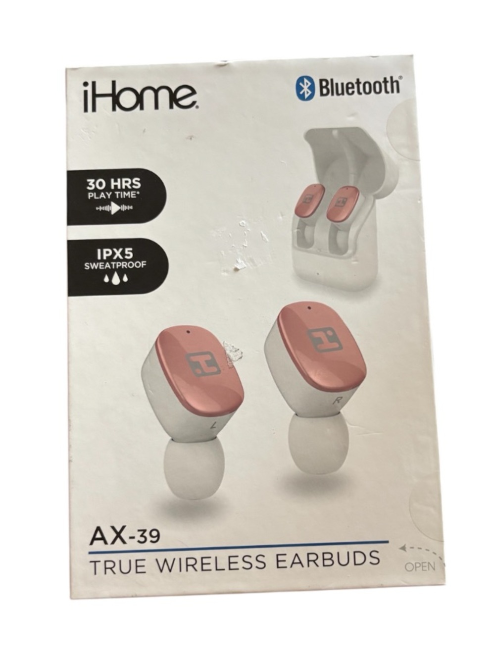 iHome AX-39 True Wireless Earbuds. New in Box.
